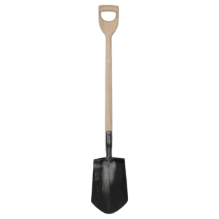 Baack spade, Kieler spade 10232 with D-handle and welded-on footplate