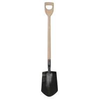 Baack spade, Kieler spade 10232 with D-handle and welded-on footplate