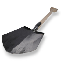 Baack spade, Kieler spade 10232 with D-handle and welded-on footplate