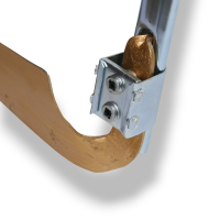 Ensemble des faux FUX SCHRÖCKENFUX, manche des faux en acier 150 cm avec lame de faux avec point en pierre 65 cm A6062+P158765 (1350+1469)