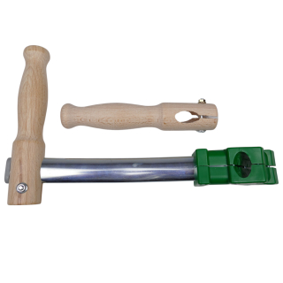 Schröckenfux handles end + middle steel snath