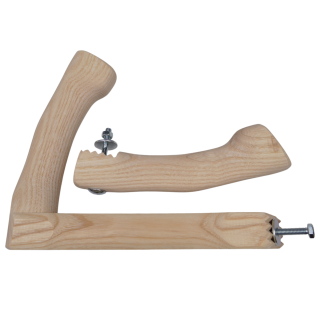 Schröckenfux handles end + middle for wooden snath, right version
