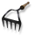 Krumpholz Organic Hand Rake with Ash Button Handle (48 cm)