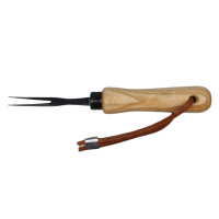Krumpholz Bonsai-Gabel, 2 Zinken mit Eschengriff