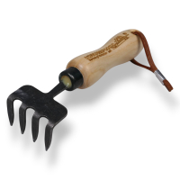 Krumpholz Bonsai-Grubber, 4 Zinken, mit Eschengriff