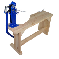 Appareil de SCHWEIGER, appareil pour affûter une lame de faux par broyage.